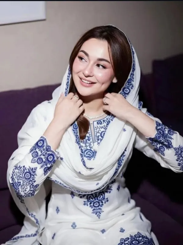 White_And_Blue_Rayon_Cotton_And_Faux_Georgette_Premium_Sharara_Set_For_Women