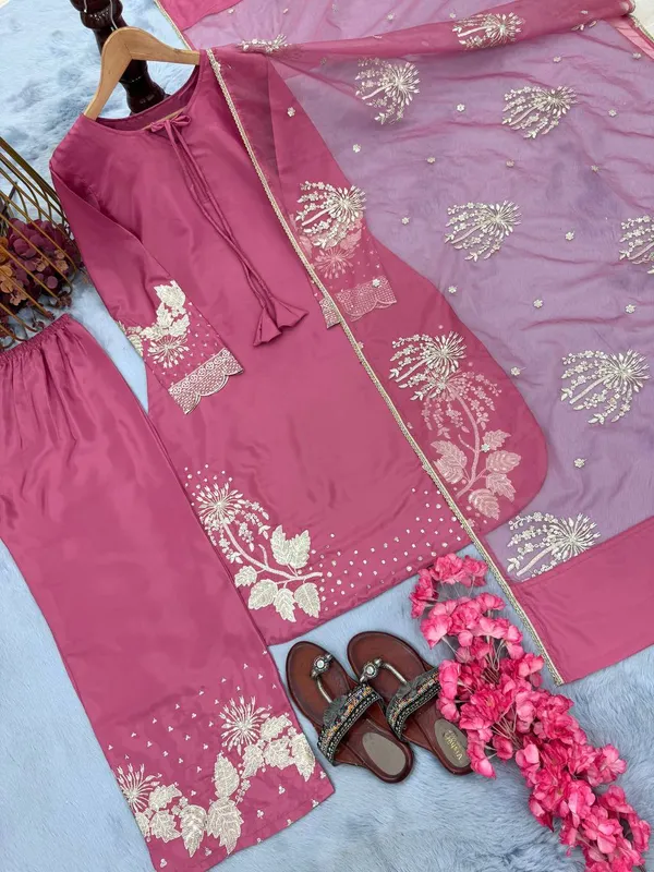 Pink_Cotton_And_Natural_Crepe_Premium_Sharara_Set_For_Women