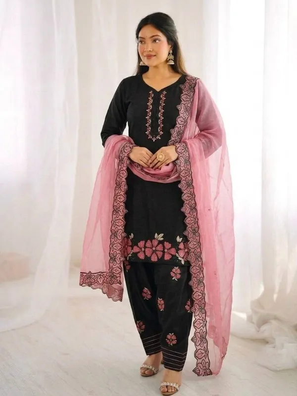 Pink_Roman_Glass_Silk_And_Cotton_Premium_Sharara_Set_For_Women