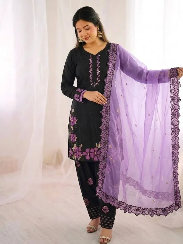 Purple_Roman_Glass_Silk_And_Cotton_Premium_Sharara_Set_For_Women