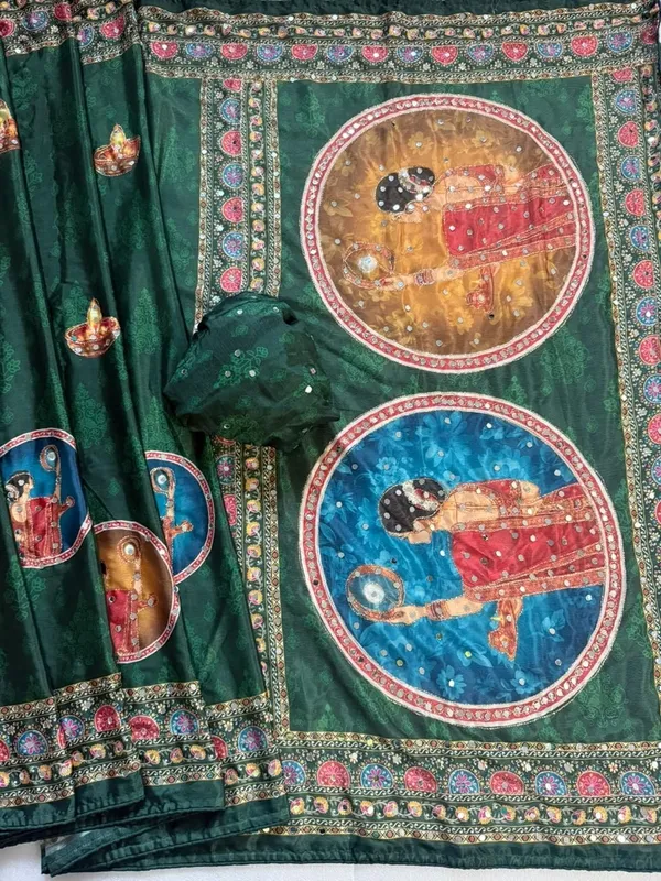 Apasara__Durga_Puja_Festival_green