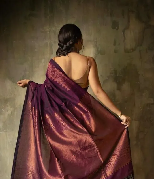 Apsara_Elegant_Glow_Saree_|_With_Blouse_Piece