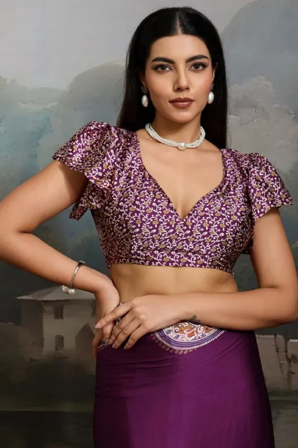 Wine_Cotton_Premium_Special_Saree_For_Women_|_With_Blouse_Piece