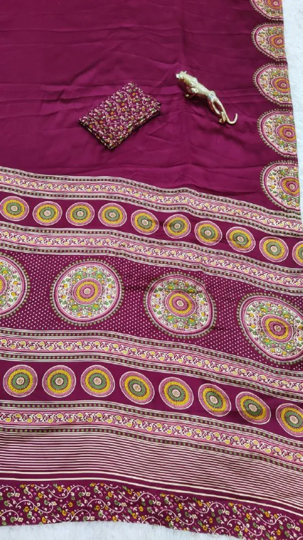 Wine_Cotton_Premium_Special_Saree_For_Women_|_With_Blouse_Piece