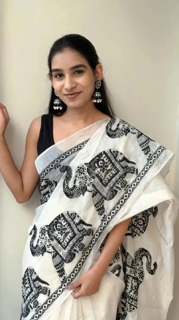 Linen_Graceful_Diva_Saree