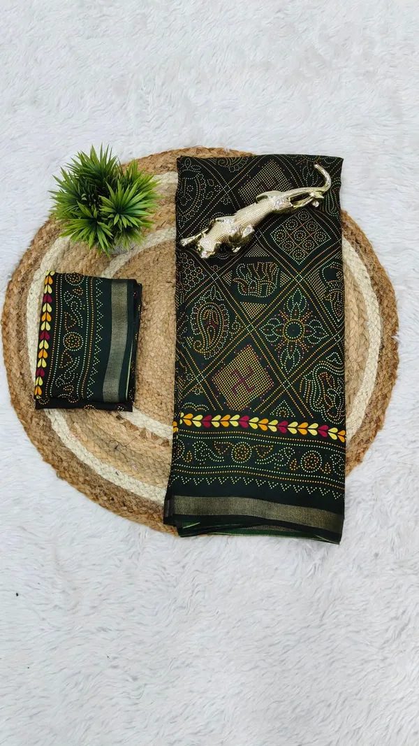 Green_Cotton_Premium_Party_Wear_Saree_For_Women_|_With_Blouse_Piece