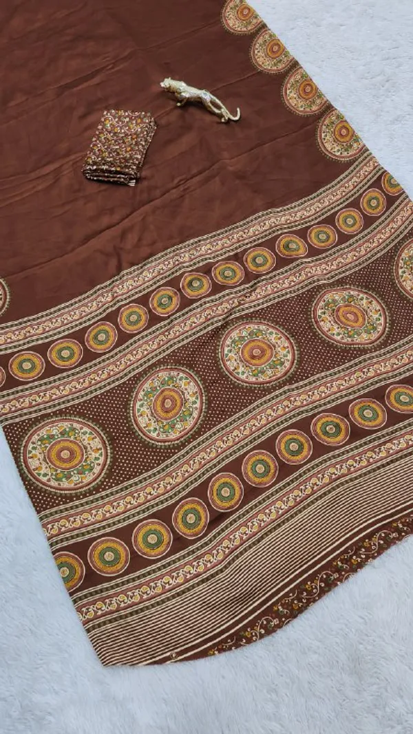 Coffee_Cotton_Premium_Soft_Lichi_Rich_Pallu_Saree_For_Women_|_With_Blouse_Piece