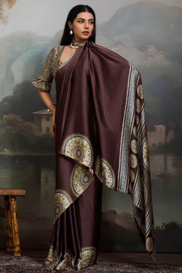 Coffee_Cotton_Premium_Soft_Lichi_Rich_Pallu_Saree_For_Women_|_With_Blouse_Piece
