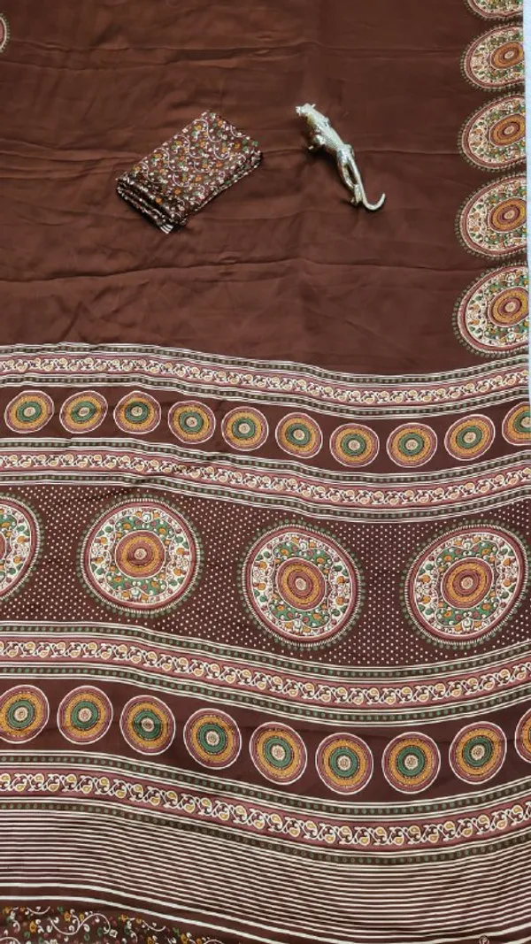 Coffee_Cotton_Premium_Soft_Lichi_Rich_Pallu_Saree_For_Women_|_With_Blouse_Piece