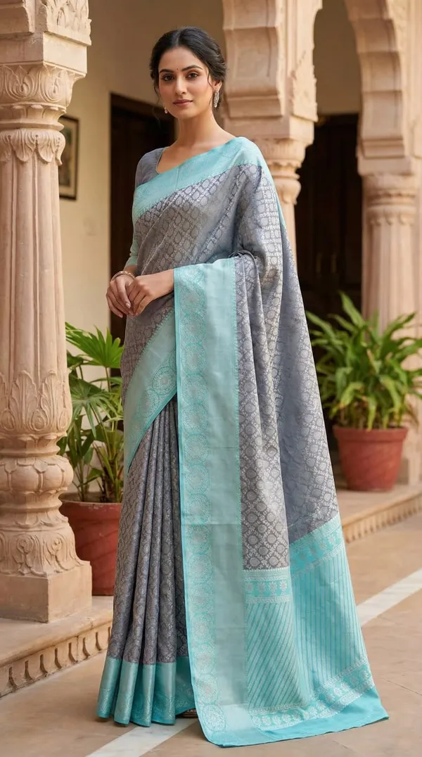 Traditional_Silk_Jacquard_Saree