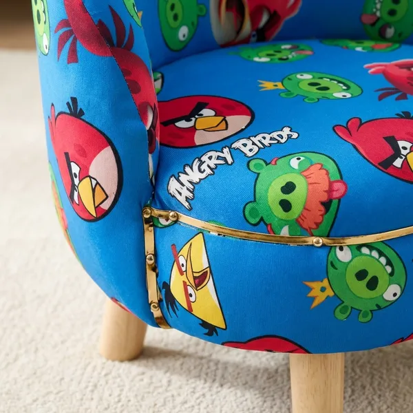 Multicolor_Velvet_Printed_Angry_Bird_Ottoman_Kids_Chair