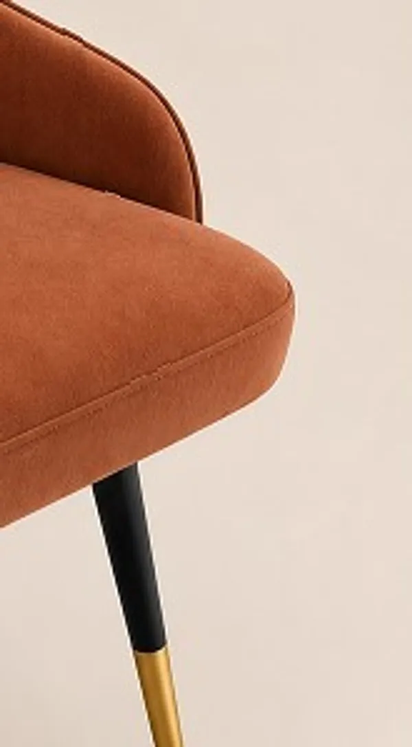 Elara_Rust_Velvet_Accent_Chair_with_Golden_tip_Legs
