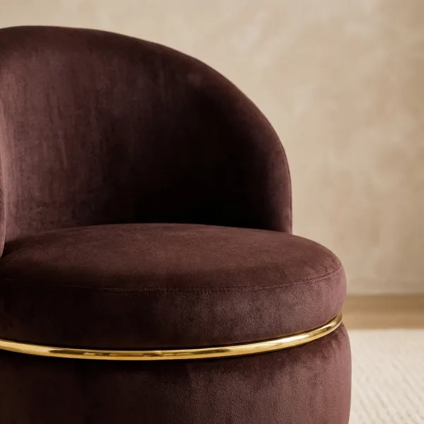 Vibrant_Solid_Brown_Ottoman_Baby_Chair_With_Wooden_Legs