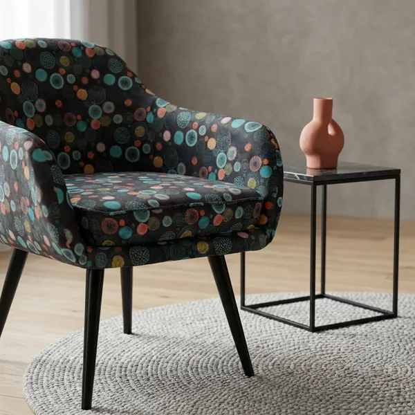Multicolor_Accent_Chair_With_Geometric_Patterned_Upholstery