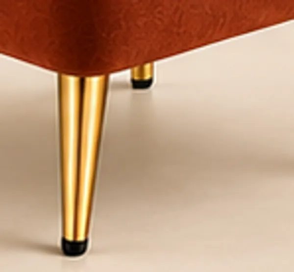 Rusty_Square_Ottoman_Stool_�_Premium_Velvet_Fabric_with_Golden_Glassy_Metal_Legs_for_Entryway_&_Bedroom