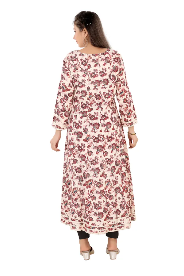 Multicolour_Floral_Print_Cotton_Kurti_For_Women