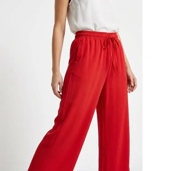 Red_Solid_Cotton_Palazzo_Pants_For_Women