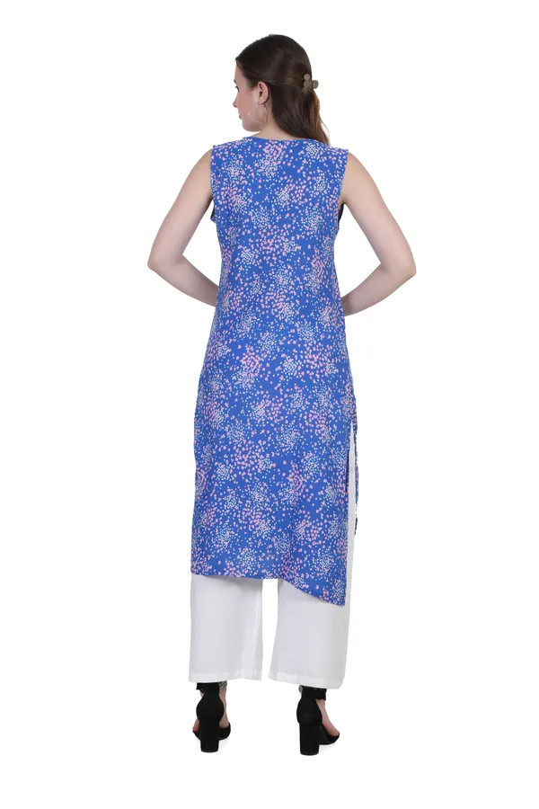 Blue_Floral_Print_Cotton_Kurti_For_Women