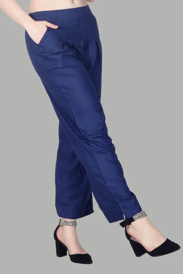 Navy_Blue_Pleated_Cotton_Palazzo_Pants_For_Women