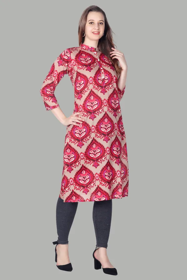 Red_And_Beige_Printed_Cotton_Kurti_For_Women