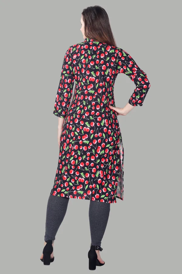 Black_Cherry_Print_Cotton_Dress_For_Women