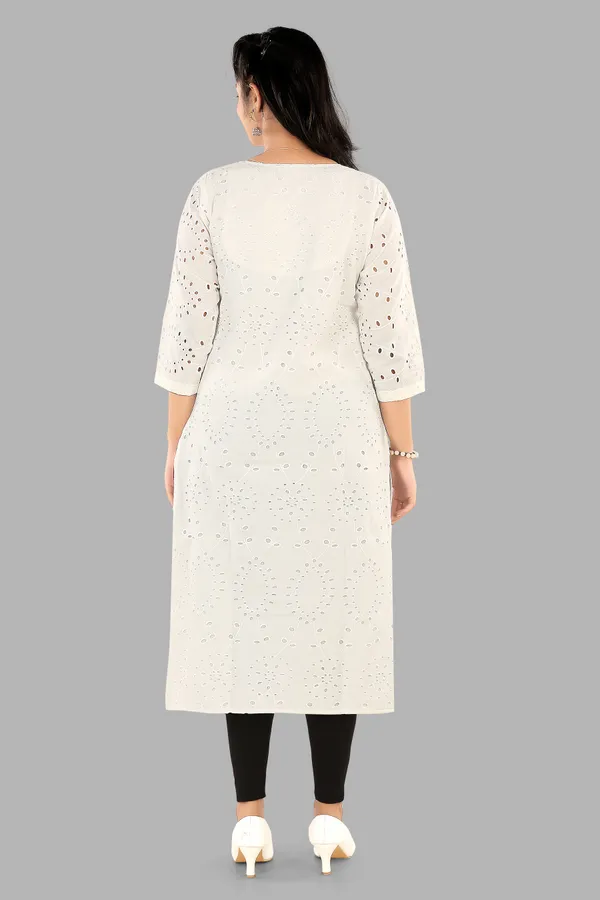 Off_White_Embroidered_Cotton_Kurti_For_Women