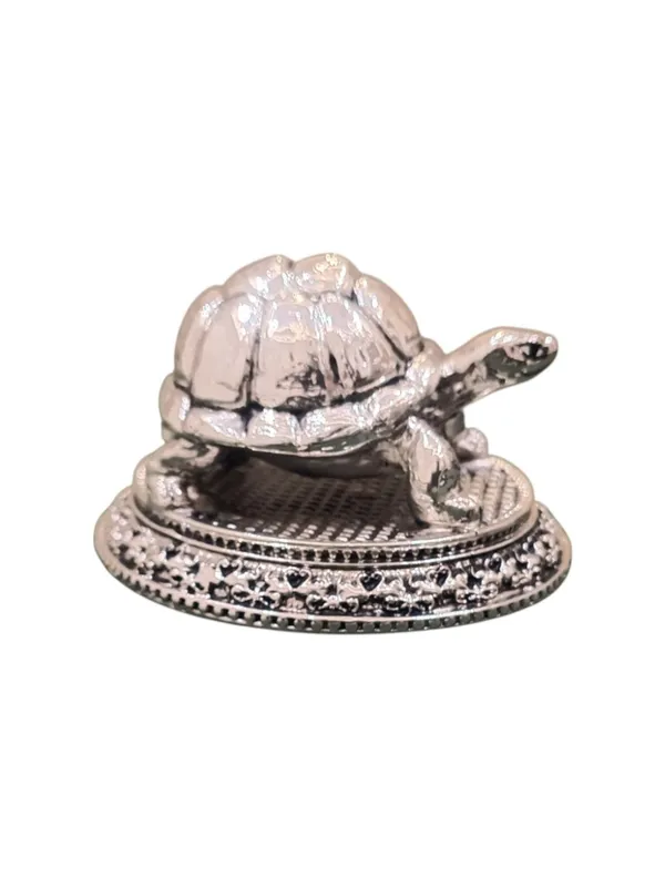 Silver_plated_Tortoise_With_Base_For_Vastu_&_Home_Decor