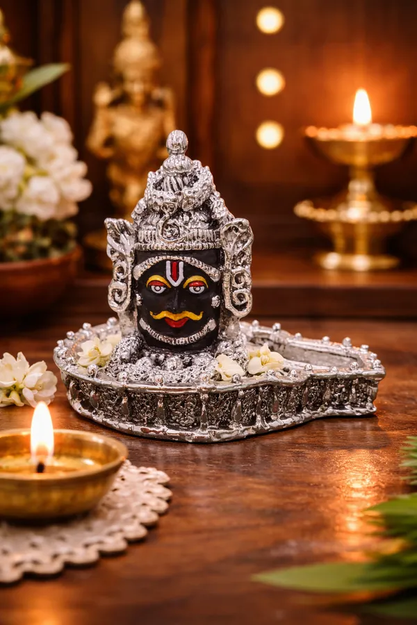 Silver__Plated_Mahakal_For_Home_Decor
