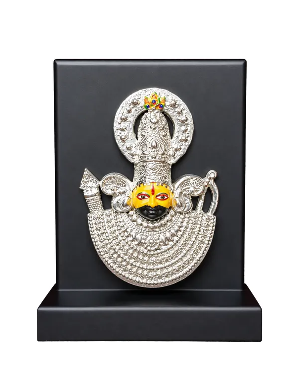 Silver_plated_Shyam_Baba_On_MDF