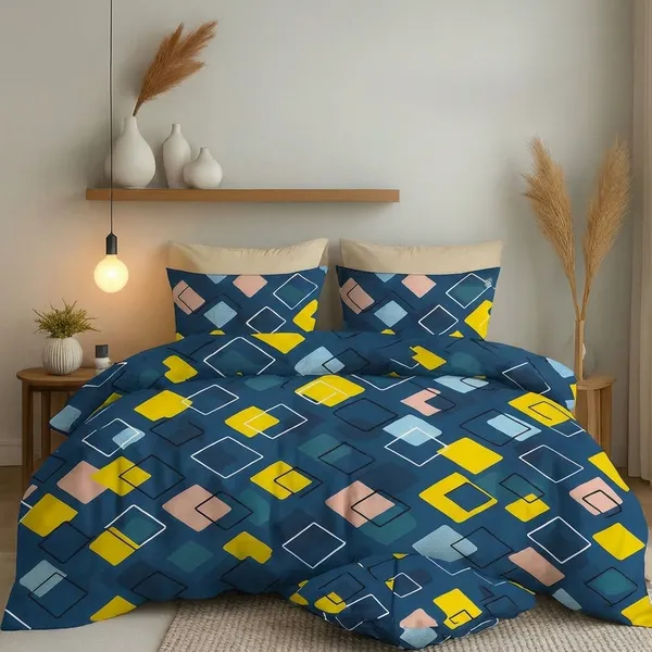 Multicolor_Fitted_Box_Bedsheet_For_Bedroom_100x90_Inches
