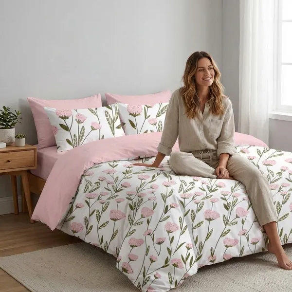 Multicolor_Fitted_Flower_Bedsheet_For_Bedroom_100x90_Inches