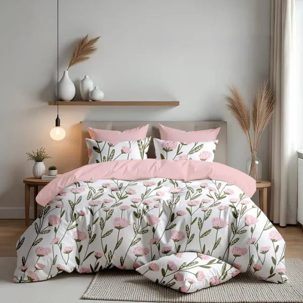 Multicolor_Fitted_Flower_Bedsheet_For_Bedroom_100x90_Inches