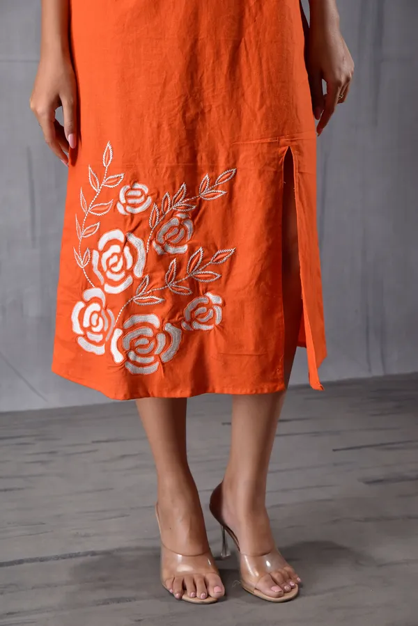 Drop_Shoulder_Embroidered_Slit_Dress