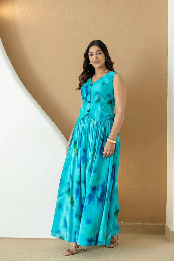 Simran_Aqua_Blue_Skirt