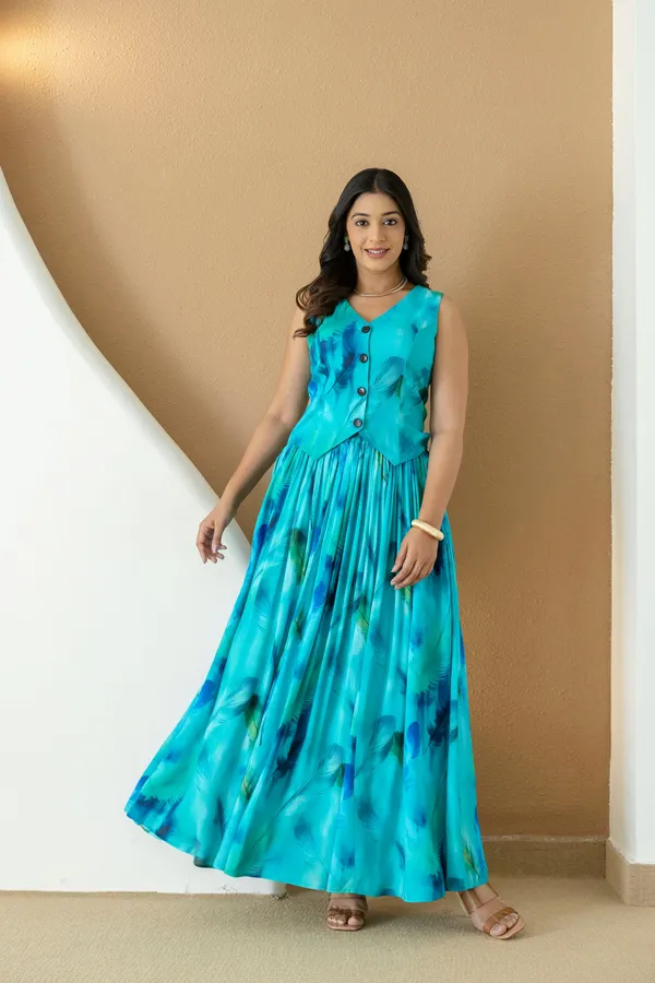 Simran_Aqua_Blue_Skirt
