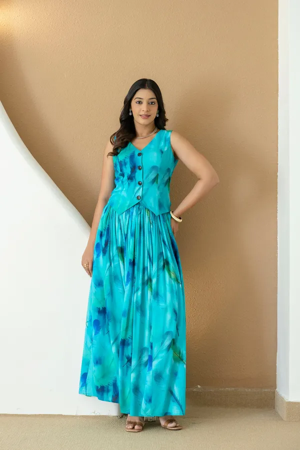 Simran_Aqua_Blue_Skirt
