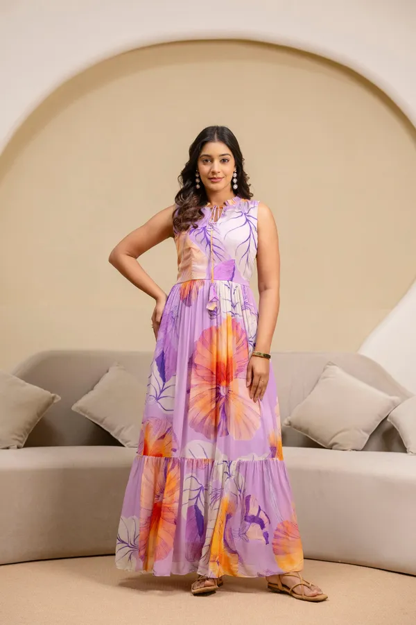 Simran_Purple_Gown