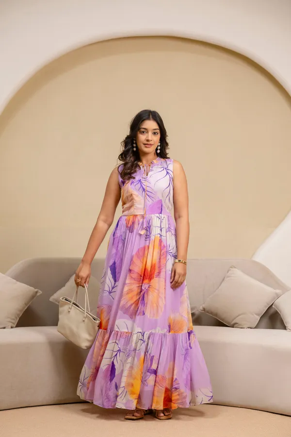Simran_Purple_Gown