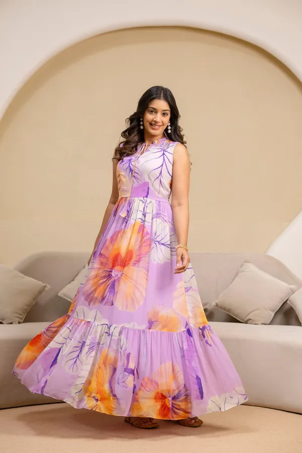 Simran_Purple_Gown
