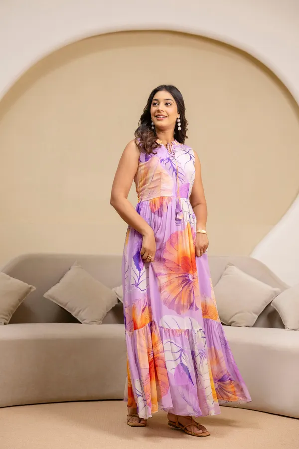 Simran_Purple_Gown