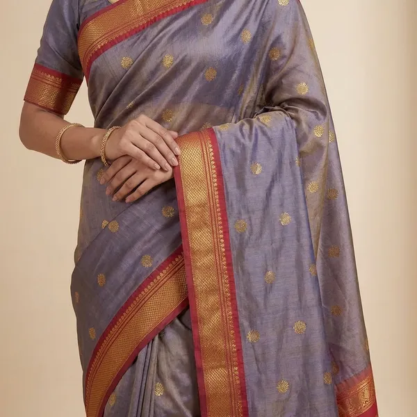 Smoky_Grey_Silk_Sutram_Krishnaa_Paithani_Saree_For_Women