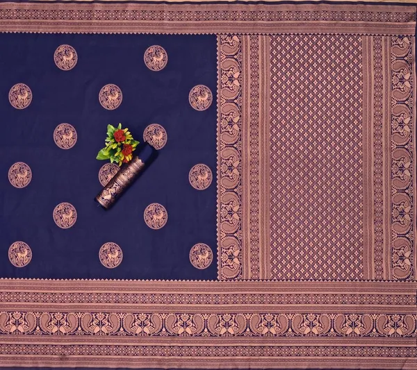 Aryahi_Royal_Navy_Blue_Soft_Lichi_Silk_Saree_with_Rich_Jacquard_Weaving