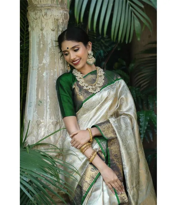 Anika_Regal_Champagne_Gold_&_Deep_Plum_Lichi_Silk_Saree_with_Antique_Zari_Elegance