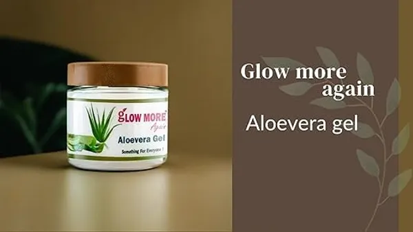 100_Pure_Aleovera_Gel_Glow_More_Again_Suitable_For_All_Type_Of_Skin_Brings_Natural_Glow_On_Skin_No_Dark_Circles_100_Gm_Pack_Of_2