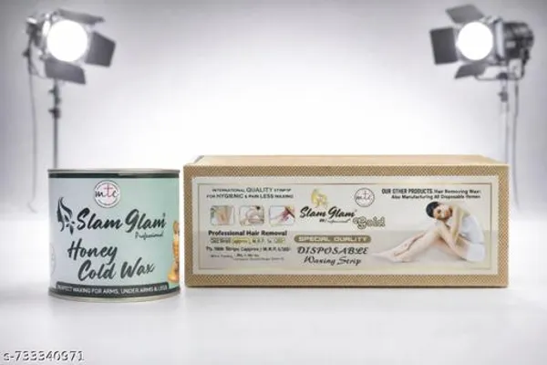 Professional_Honey_Cold_Wax_With_Disposable_Waxing_Strips_Gold_Combo_Pack