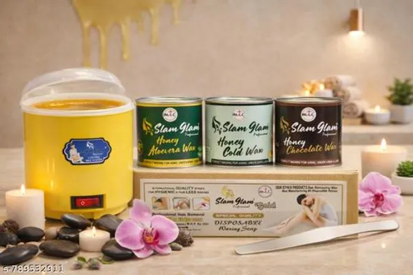 Professional_Complete_Waxing_Combo_Kit_Honey_Aloe_Vera_Honey_Cold_Honey_Chocolate_Wax_With_Electric_Heater_Gold_Wax_Strips_Big_Size_Tissue_Paper_Spatula