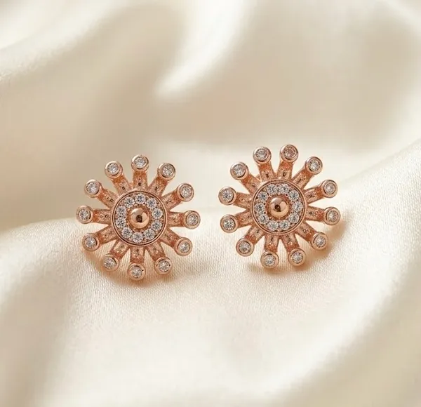 Rose_Gold_Sunburst_Stud_Earrings_With_Crystal_Embellishments