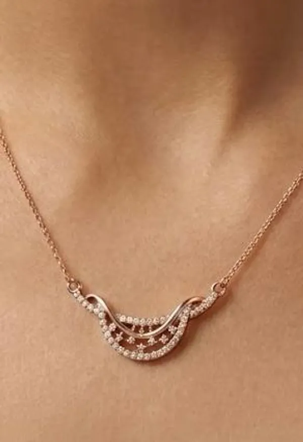 Rose_Gold_Rhinestone_Smile_Pendant_Necklace