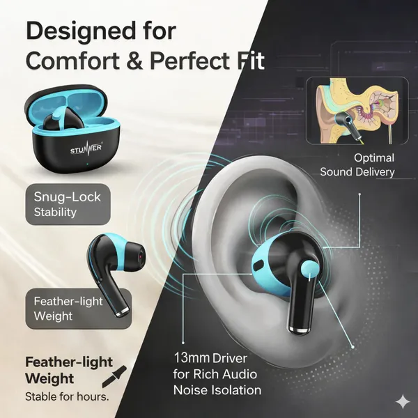 Stunner_Wireless_Ear_Buds_with_42Hrs_Playtime,_AI-ENC_&_Clear_Calls,_Bluetooth_Earbuds_with_Voice_Assistant,_Ear_Buds_with_Bluetooth_V_5.4_&_with_Type_C_Fast_Charging,_IPX5_TWS_Earphones_with_mic