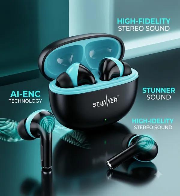 Stunner_Wireless_Ear_Buds_with_42Hrs_Playtime,_AI-ENC_&_Clear_Calls,_Bluetooth_Earbuds_with_Voice_Assistant,_Ear_Buds_with_Bluetooth_V_5.4_&_with_Type_C_Fast_Charging,_IPX5_TWS_Earphones_with_mic